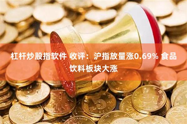 杠杆炒股指软件 收评：沪指放量涨0.69% 食品饮料板块大涨