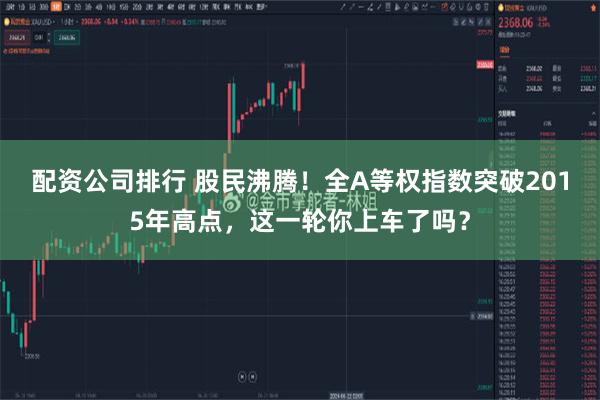 配资公司排行 股民沸腾！全A等权指数突破2015年高点，这一轮你上车了吗？