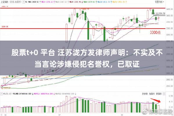 股票t+0 平台 汪苏泷方发律师声明：不实及不当言论涉嫌侵犯名誉权，已取证