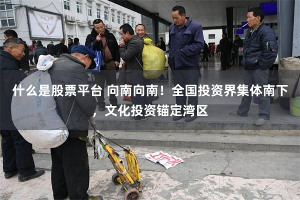 什么是股票平台 向南向南！全国投资界集体南下，文化投资锚定湾区
