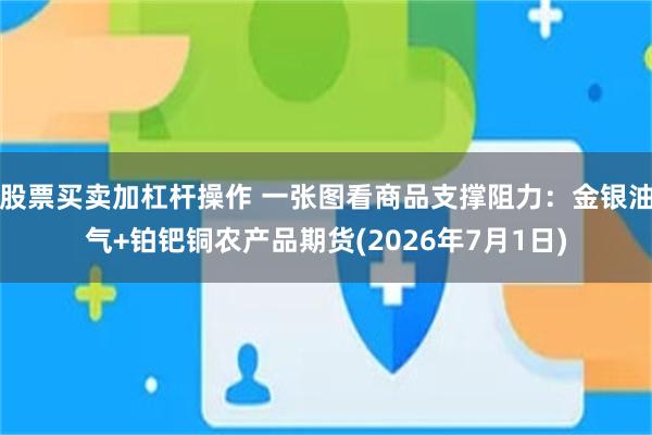 股票买卖加杠杆操作 一张图看商品支撑阻力:金银油气+铂钯铜农产品期货(2026年7月1日)