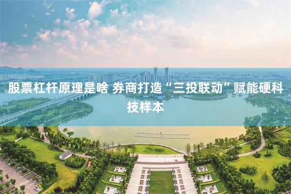 股票杠杆原理是啥 券商打造“三投联动”赋能硬科技样本