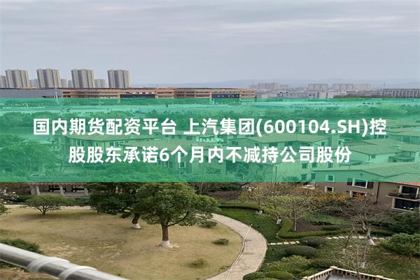 国内期货配资平台 上汽集团(600104.SH)控股股东承诺6个月内不减持公司股份