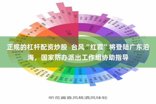 正规的杠杆配资炒股  台风“红霞”将登陆广东沿海，国家防办派出工作组协助指导