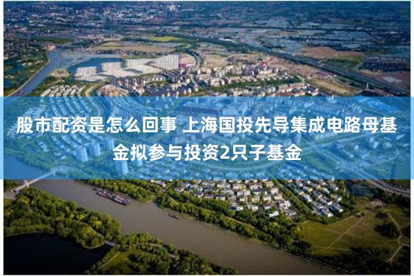 股市配资是怎么回事 上海国投先导集成电路母基金拟参与投资2只子基金