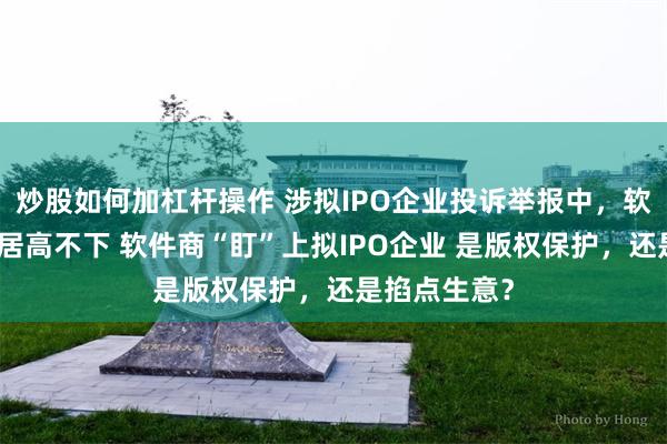 炒股如何加杠杆操作 涉拟IPO企业投诉举报中，软件侵权一直居高不下 软件商“盯”上拟IPO企业 是版权保护，还是掐点生意？