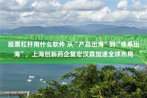股票杠杆用什么软件 从“产品出海”到“体系出海”，上海创新药企复宏汉霖加速全球布局