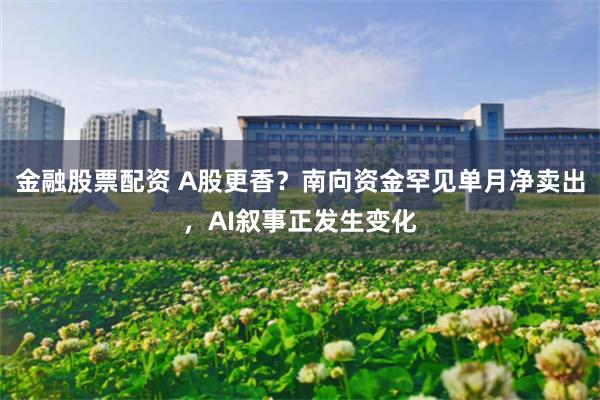金融股票配资 A股更香？南向资金罕见单月净卖出，AI叙事正发生变化