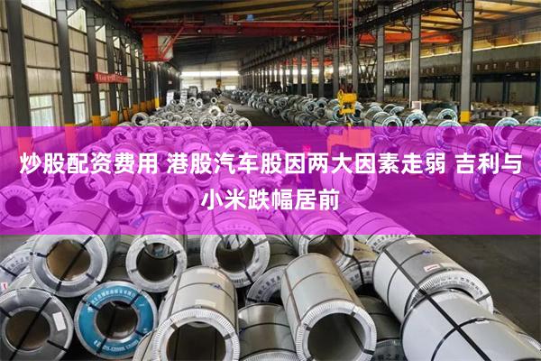 炒股配资费用 港股汽车股因两大因素走弱 吉利与小米跌幅居前