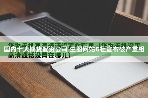 国内十大期货配资公司 生图网站G社宣布破产重组