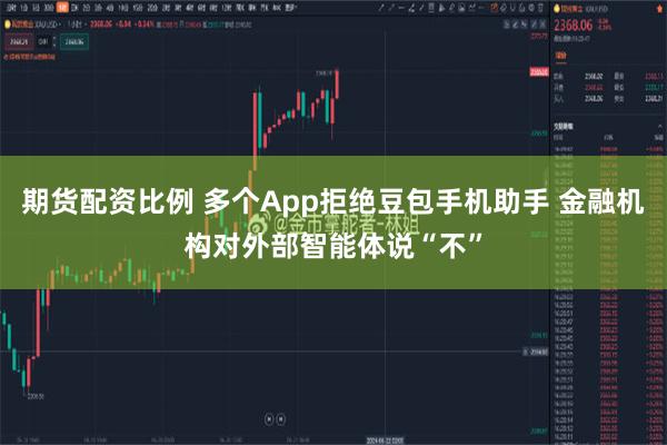 期货配资比例 多个App拒绝豆包手机助手 金融机构对外部智能体说“不”