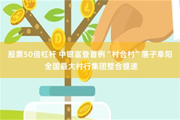 股票50倍杠杆 中银富登首例“村合村”落子阜阳 全国最大村行集团整合提速